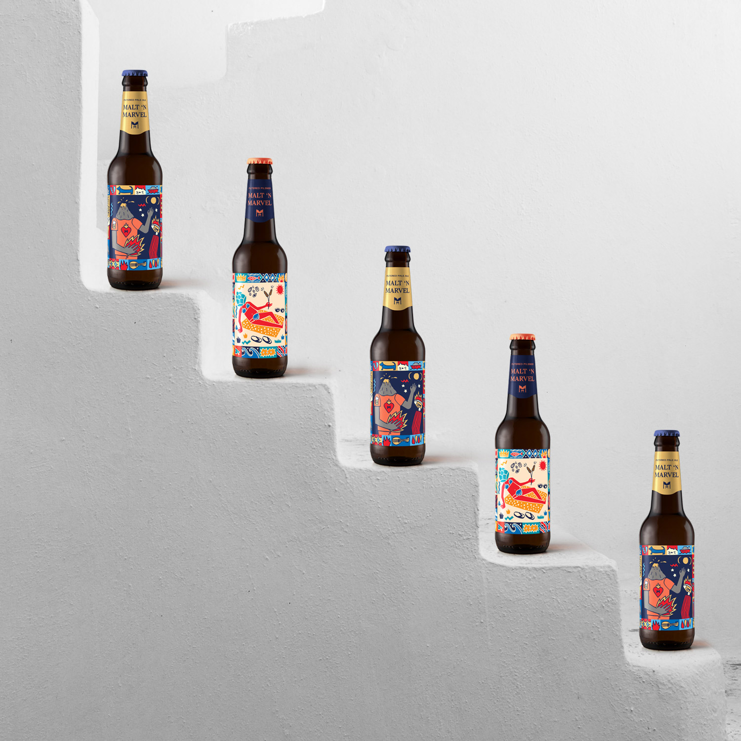 插畫(huà)形式啤酒包裝設(shè)計(jì)(圖3) 插畫(huà)形式啤酒包裝設(shè)計(jì)(圖3)