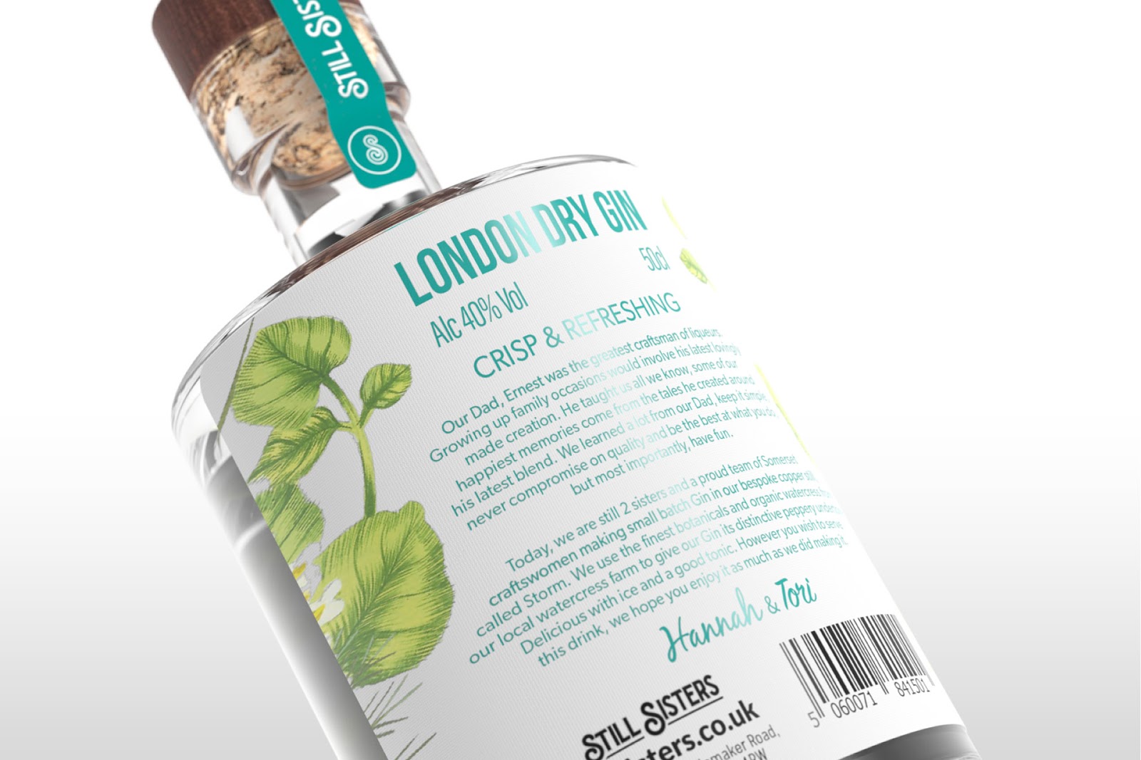 酒包裝用水粉顏料手工繪制植物插圖(圖5)