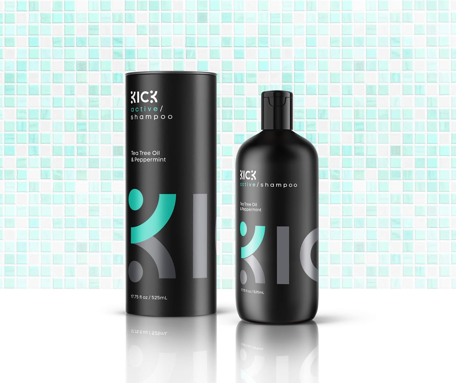 健身房專用的洗發(fā)水包裝設(shè)計(jì)(圖2)