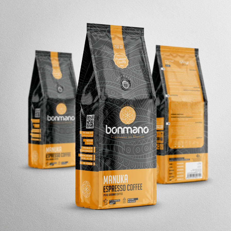 廊坊包裝袋設(shè)計(jì)裝咖啡正好(圖2)