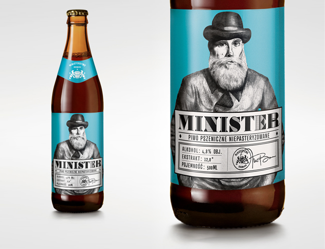 啤酒包裝以人物插畫(huà)為核心視覺(jué)(圖3)