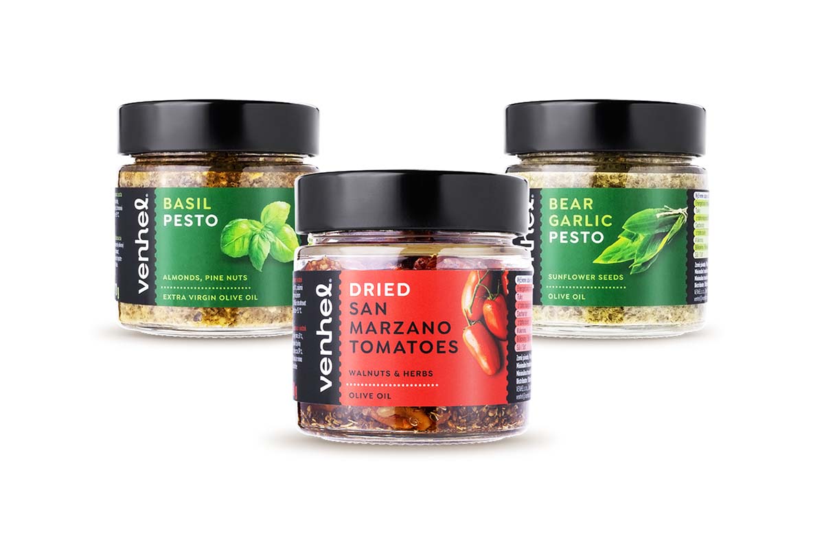 香蒜醬韭菜醬的包裝設(shè)計(jì)可以這樣做(圖2)