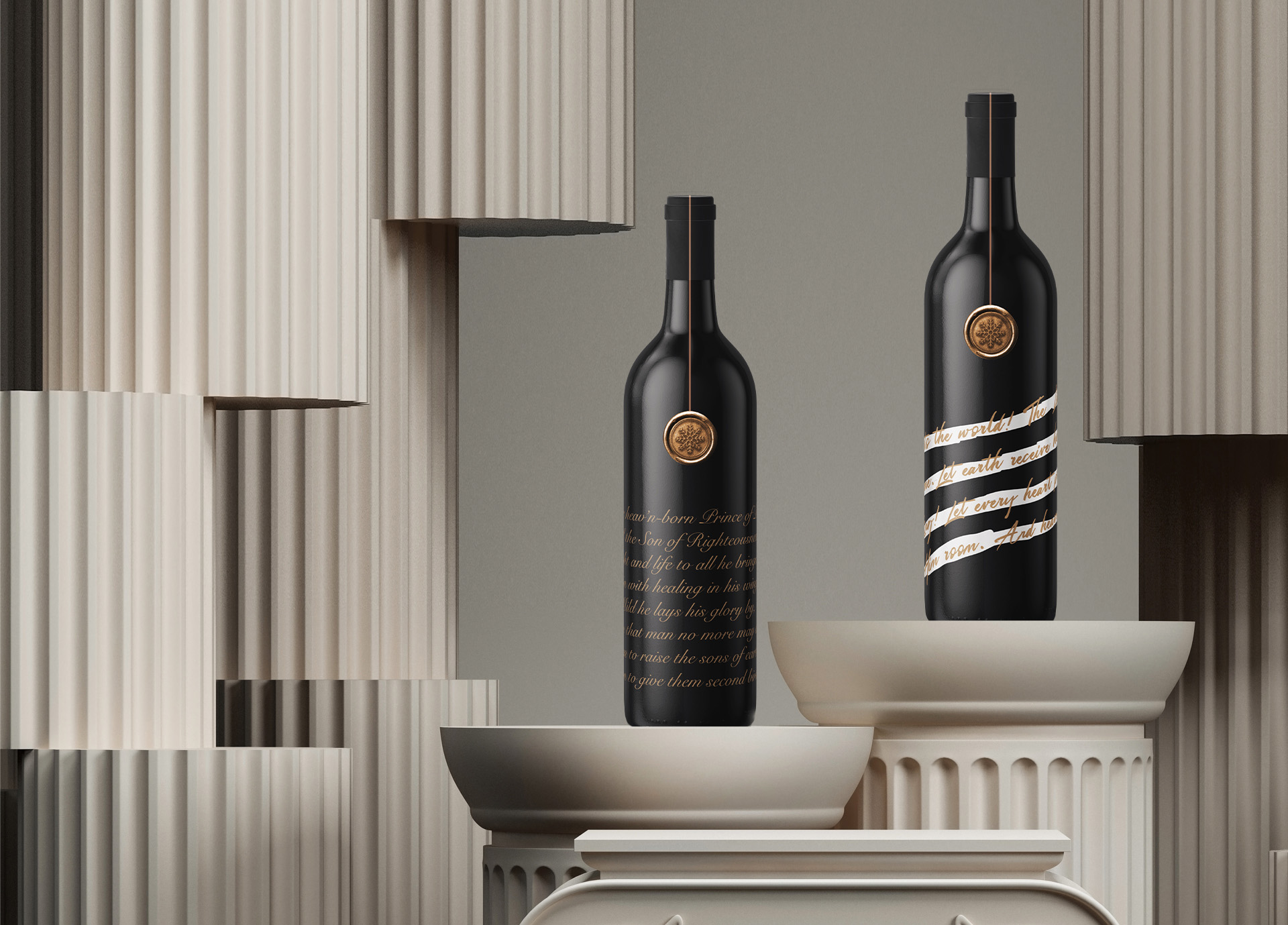 葡萄酒包裝這樣設(shè)計簡約奢華(圖3)