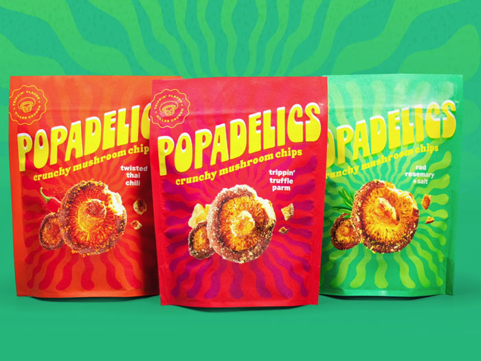 香菇小食品創(chuàng)新包裝這樣設計(圖1)