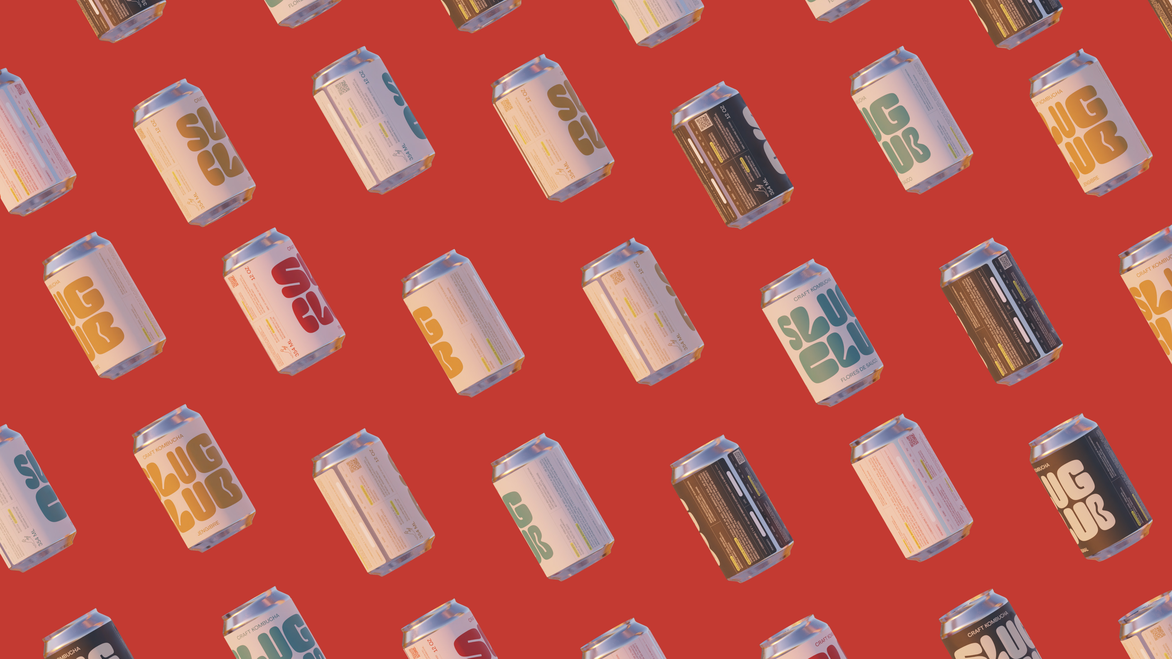 Slug Club康普茶飲料這樣包裝，創(chuàng)造出一種意想不到的精美美學(xué)(圖8)