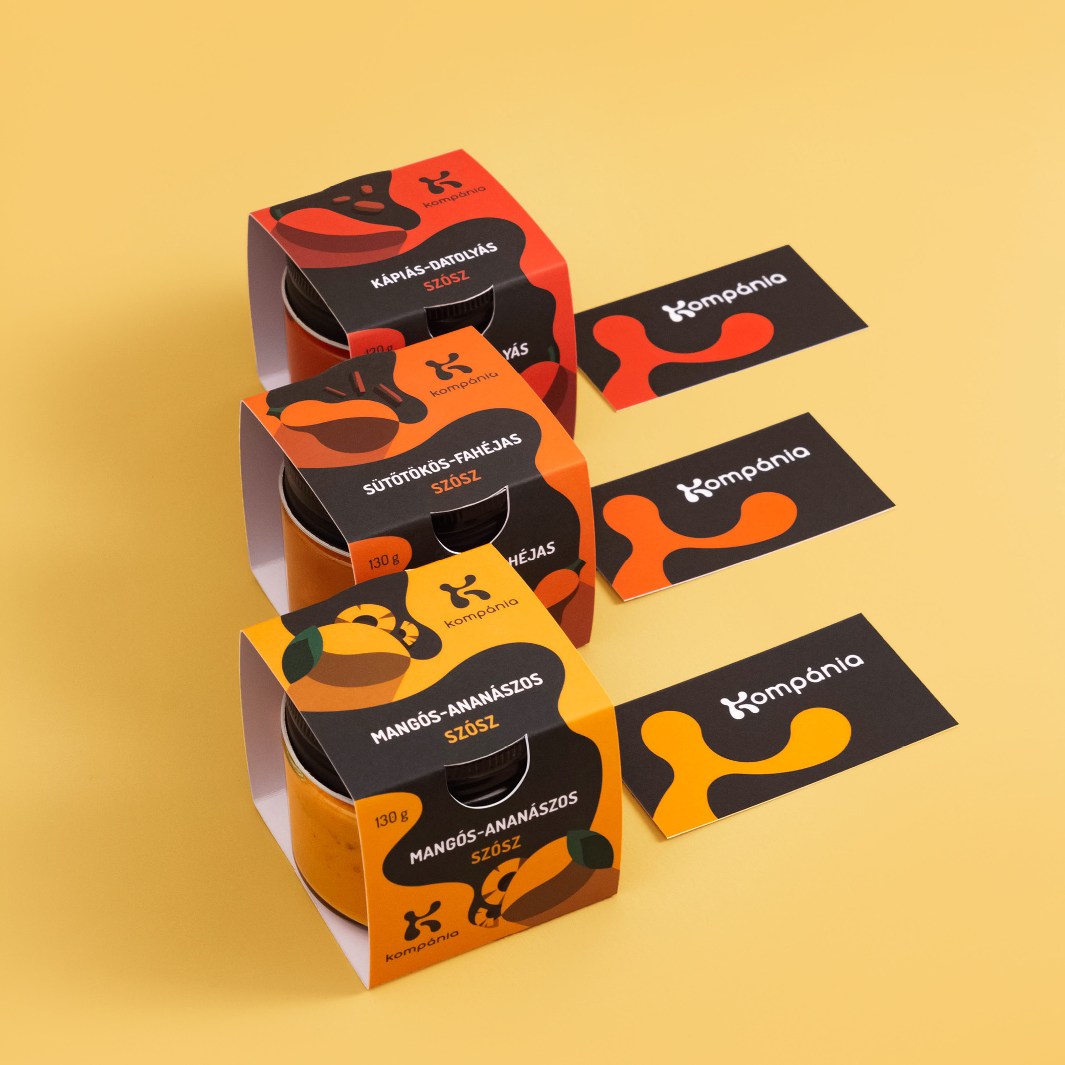 俏皮的調(diào)味醬汁包裝設計參考(圖1)