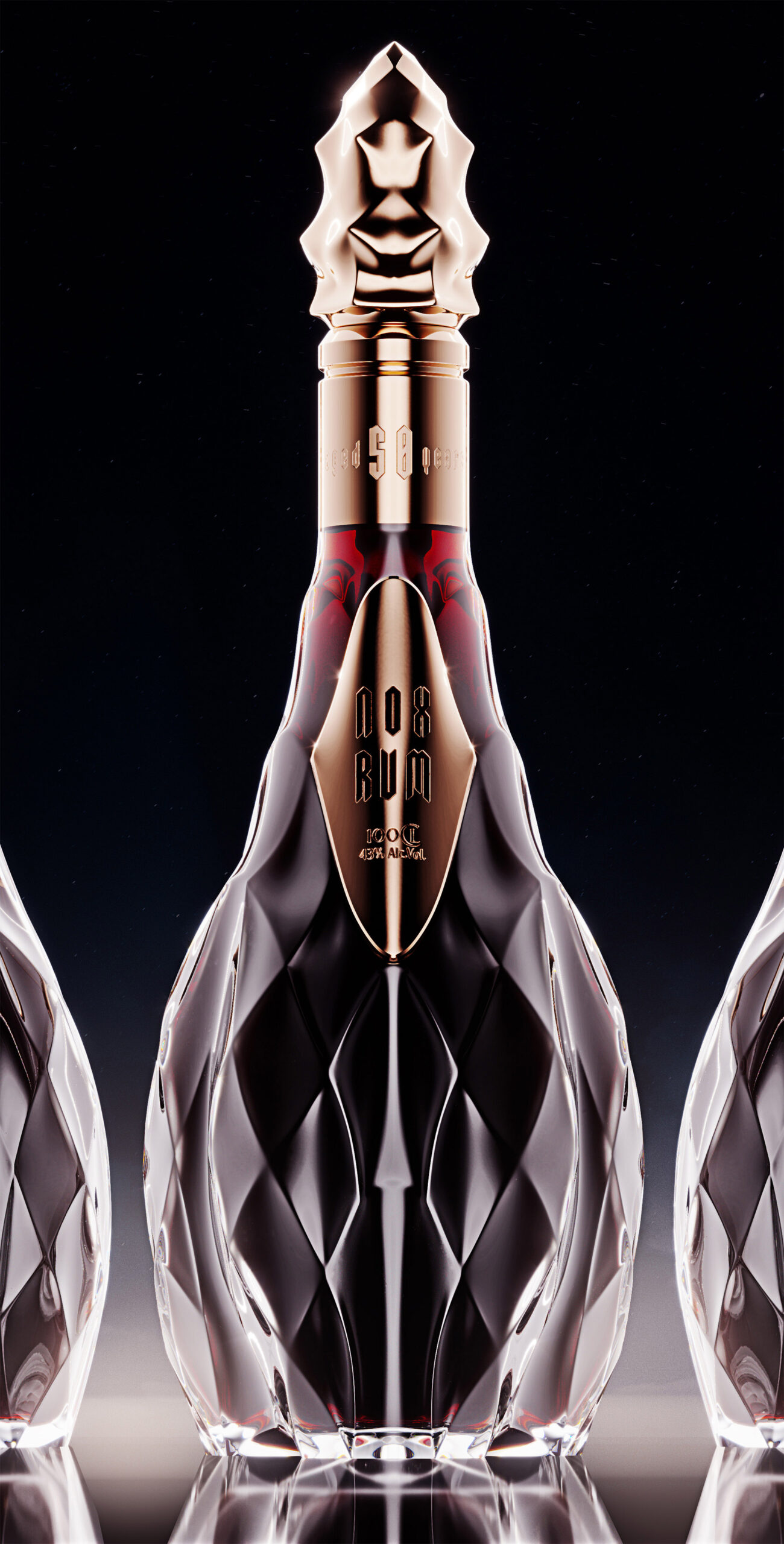 NOX RUM朗姆酒這樣設(shè)計簡約奢華(圖2)