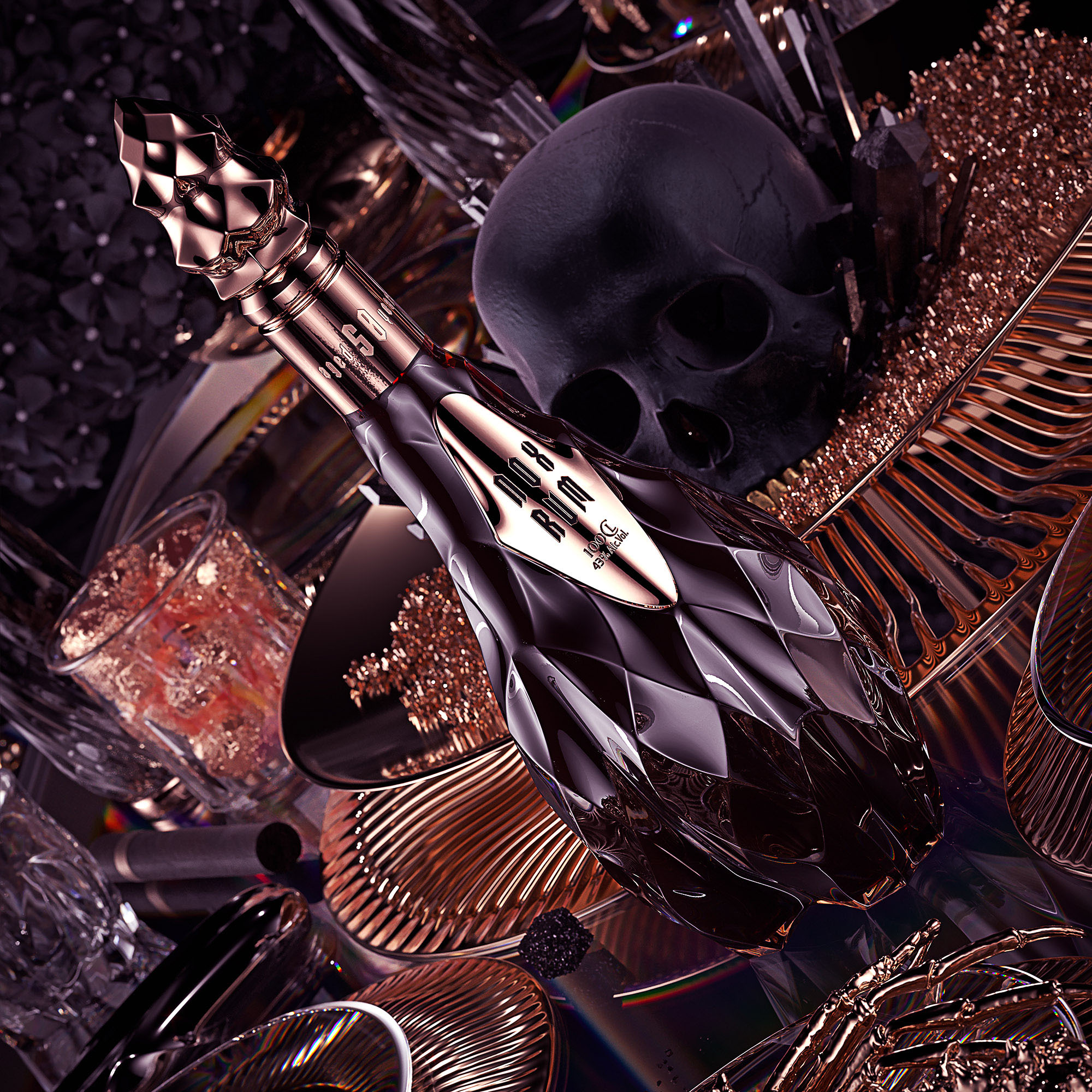 NOX RUM朗姆酒這樣設(shè)計簡約奢華(圖6)