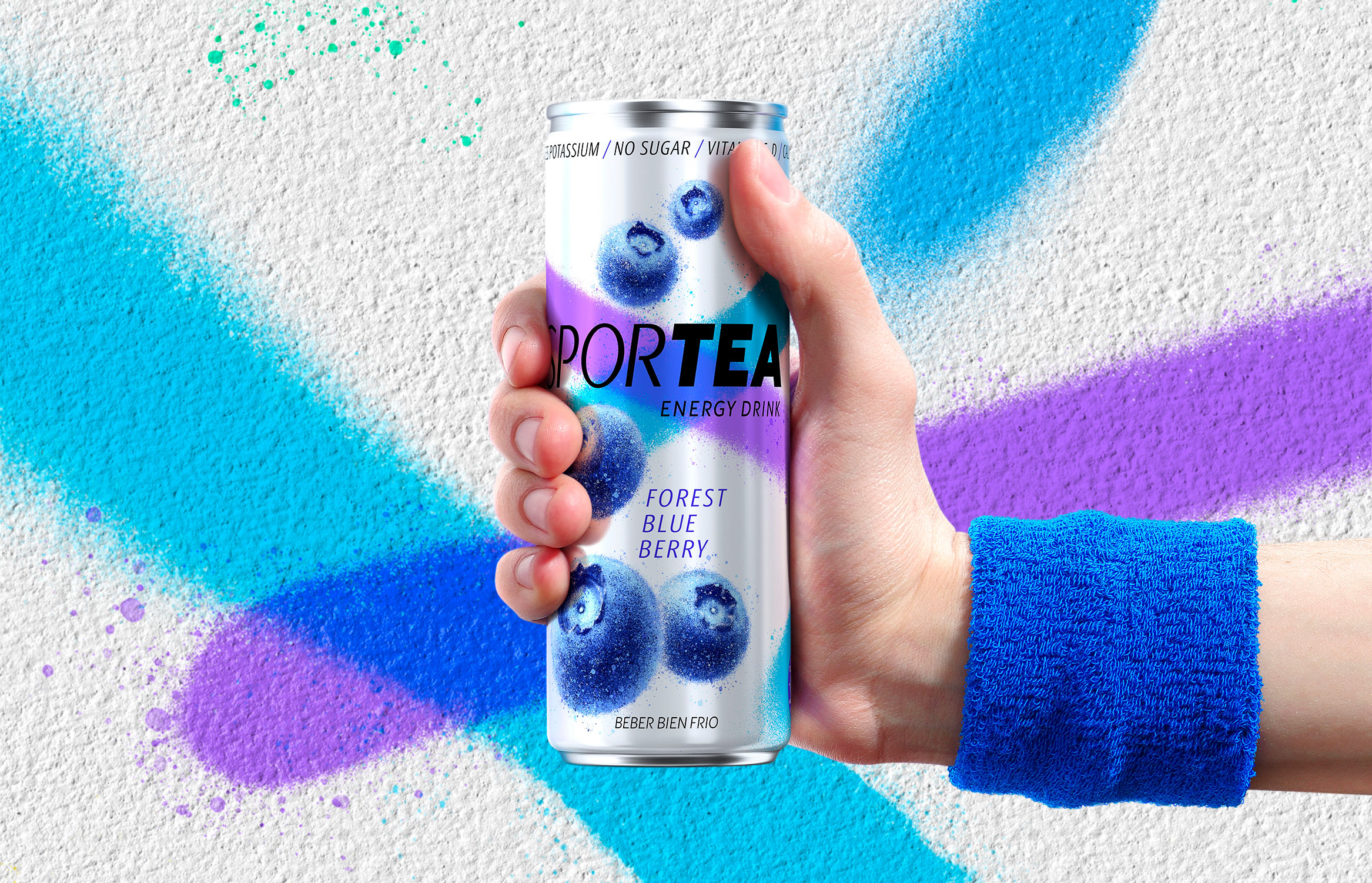 現(xiàn)代而明亮的運(yùn)動(dòng)能量飲料包裝設(shè)計(jì)(圖1)