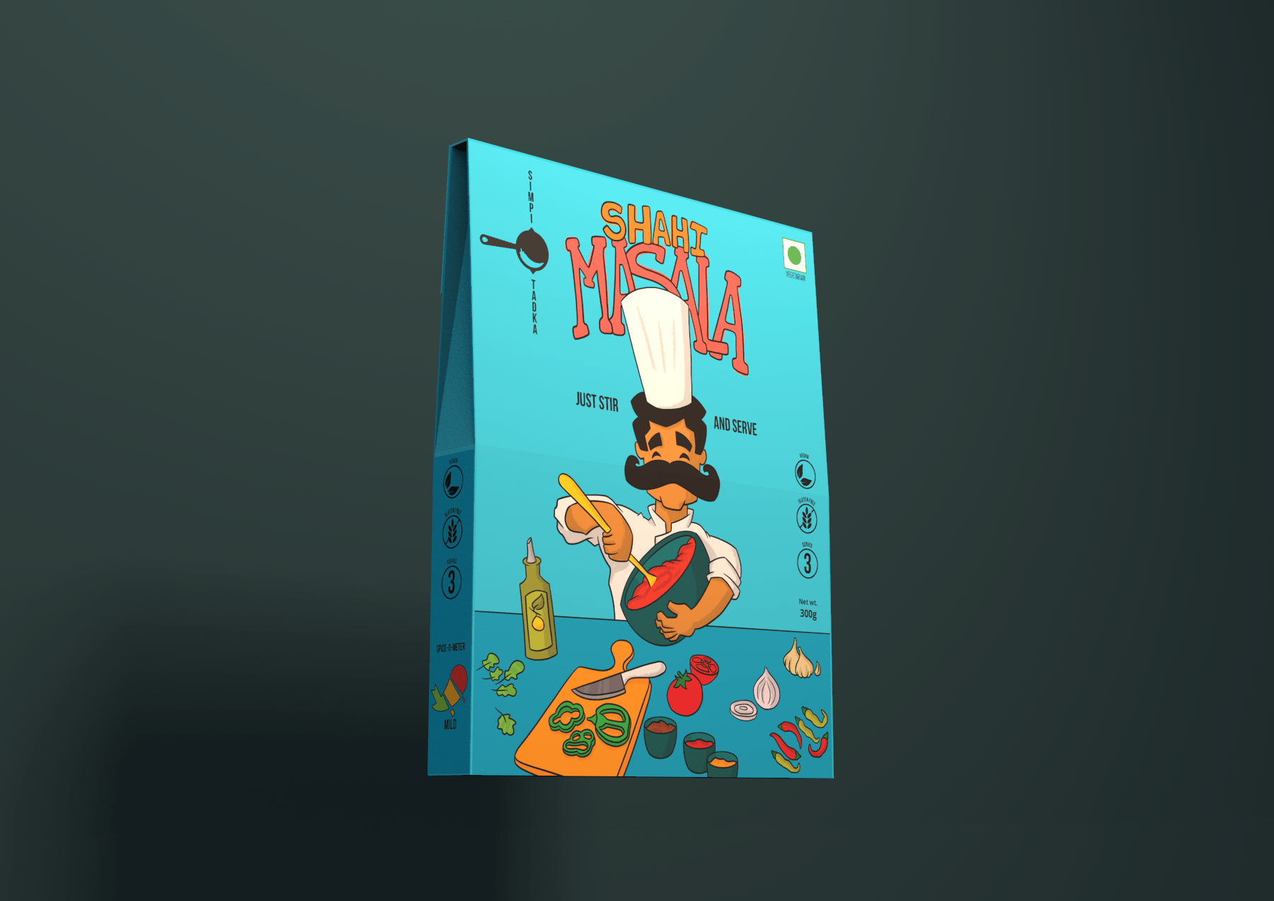  Simpli Tadka系列咖喱包裝設(shè)計(jì)欣賞(圖4)