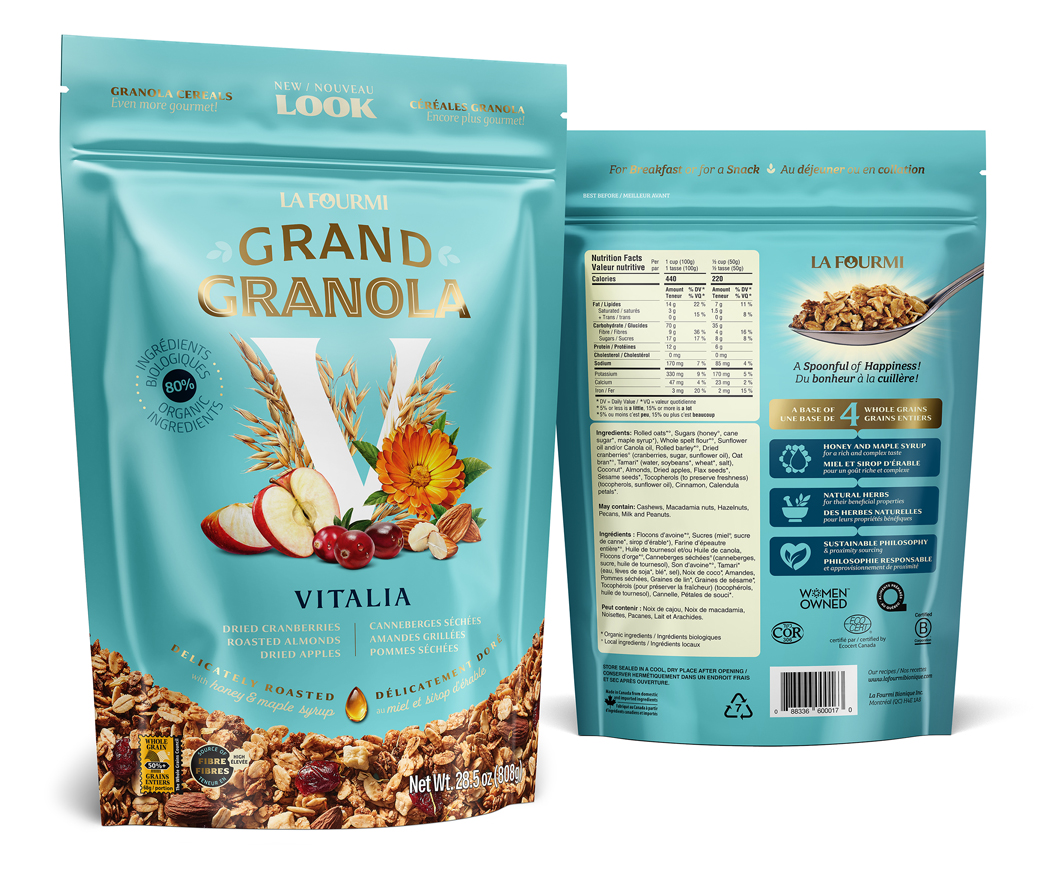 Grand Granola 麥片系列產(chǎn)品包裝設(shè)計(jì)(圖3)