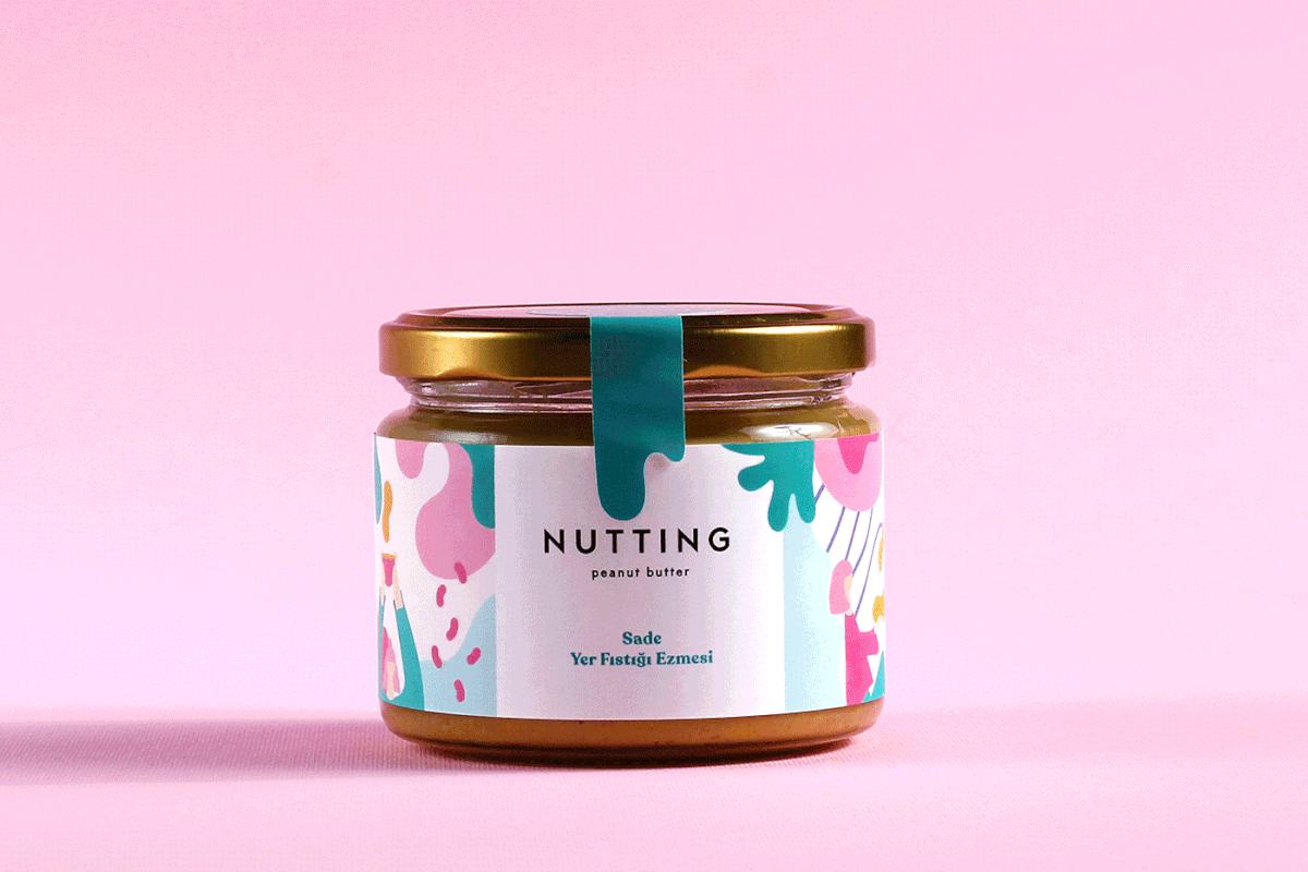 Nutting花生醬品牌包裝設(shè)計這樣做充滿活力(圖1)