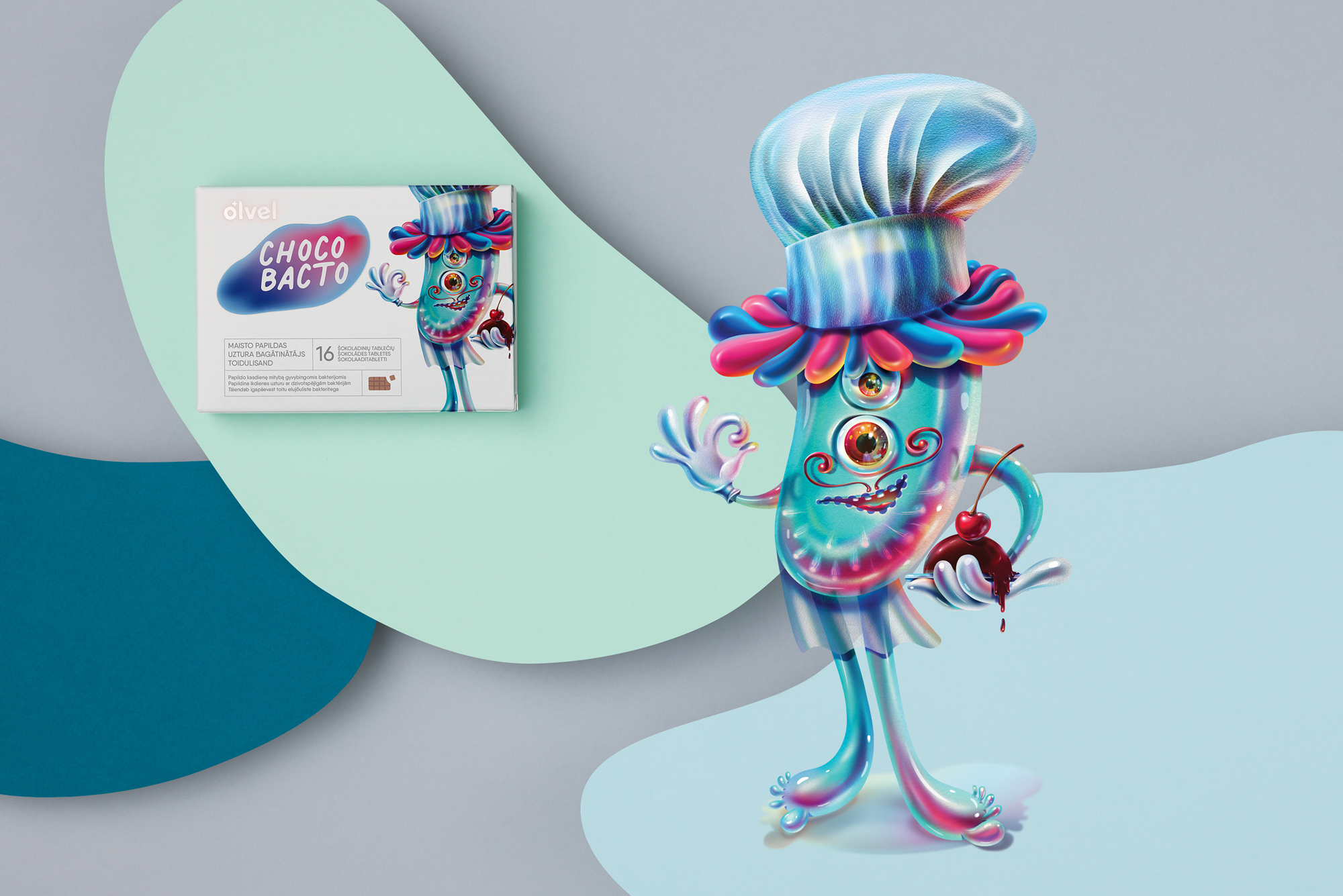 OLVEL兒童保健用品包裝設計(圖2)