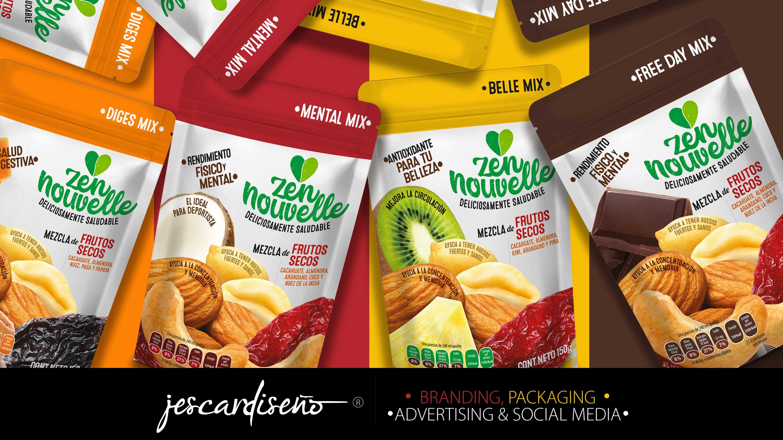 水果混合物零食袋包裝這樣設(shè)計很有吸引力(圖3)