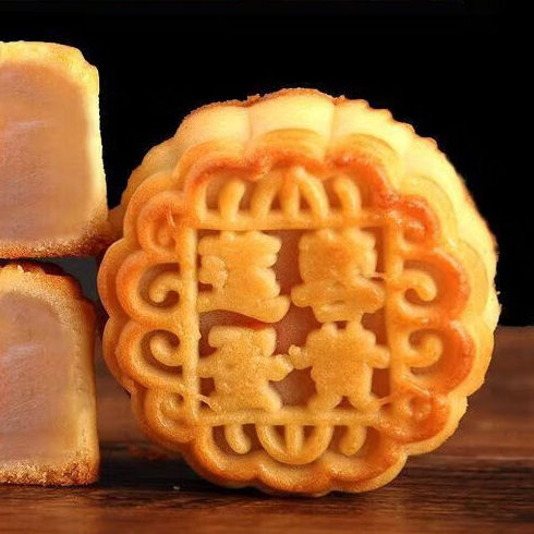 酥園康 廣式月餅 蓮蓉蛋黃味 26g*30袋包裝禮盒產(chǎn)品包裝創(chuàng)意設(shè)計(jì)欣賞(圖4)