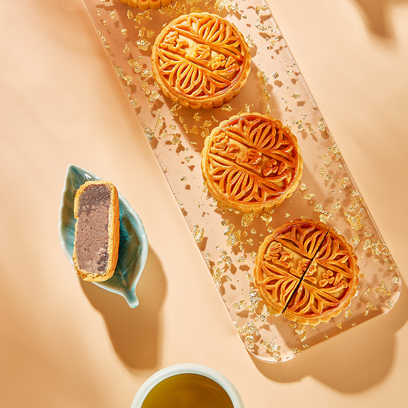 quanjude 全聚德 合家歡京式月餅禮盒 9餅7味 700g包裝禮盒產(chǎn)品包裝創(chuàng)意設計欣賞(圖4)