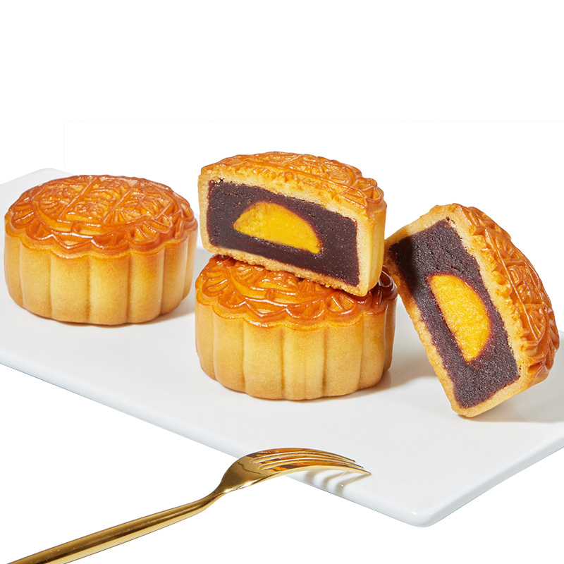 廣州酒家 輕怡雙式蛋黃廣式月餅 6餅2味 540g 禮盒裝包裝禮盒產(chǎn)品包裝創(chuàng)意設(shè)計(jì)欣賞(圖4)