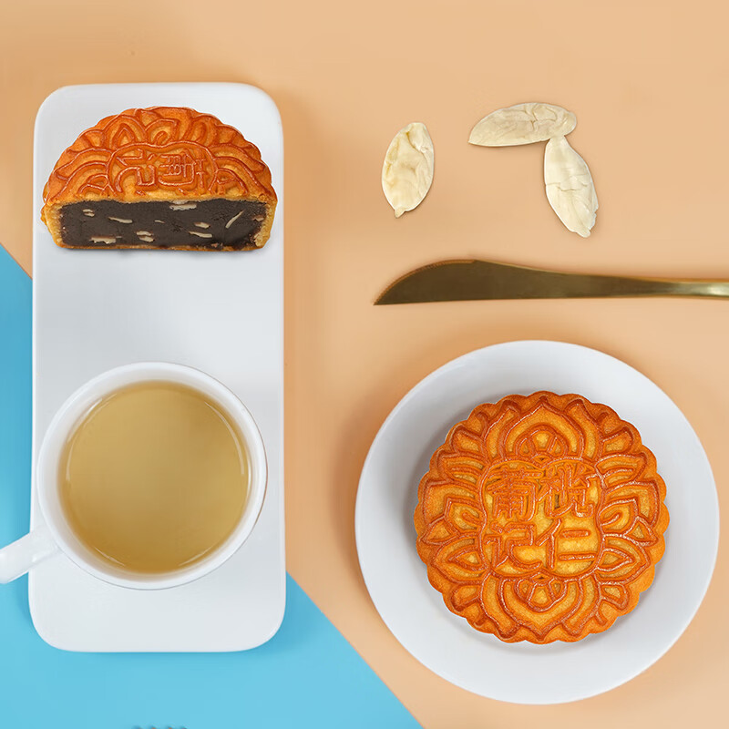 葡記 欖仁豆沙廣式月餅 720g 禮盒裝包裝禮盒產(chǎn)品包裝創(chuàng)意設(shè)計(jì)欣賞(圖5)