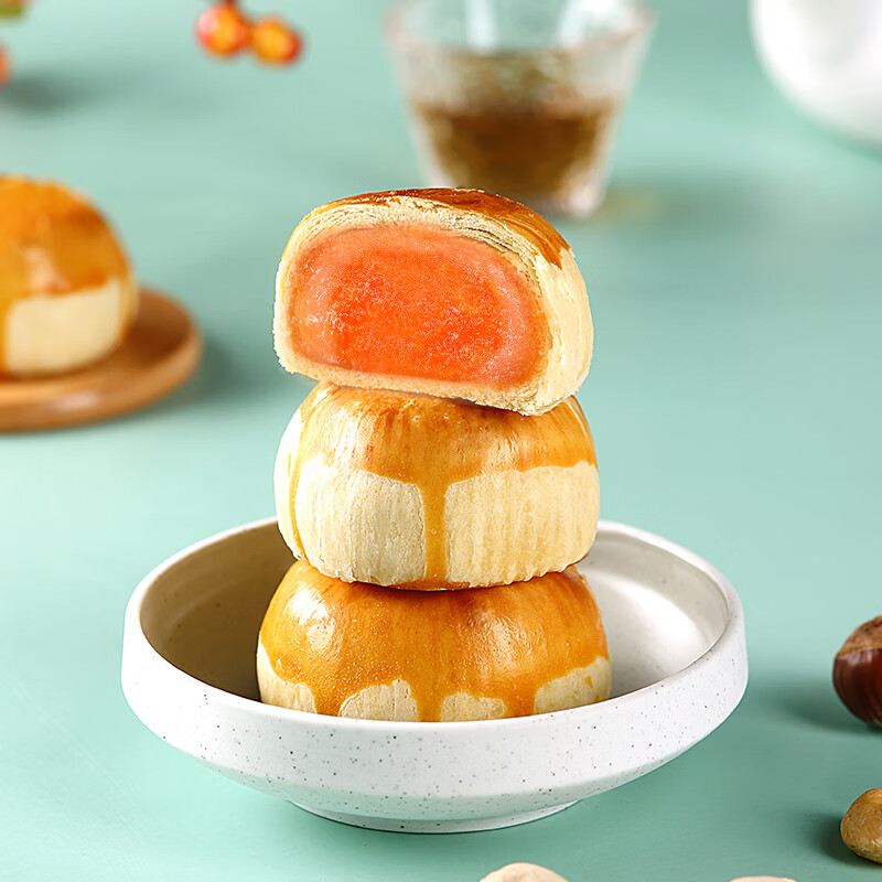 鮮品屋 金品秋月 廣式月餅 13餅13味 1.025kg 禮盒裝包裝禮盒產(chǎn)品包裝創(chuàng)意設(shè)計欣賞(圖5)