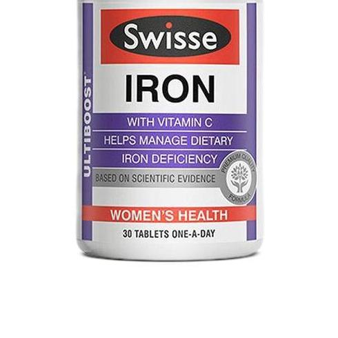 Swisse 斯維詩(shī) Ultiboost 補(bǔ)鐵片 30粒保健產(chǎn)品包裝創(chuàng)意設(shè)計(jì)欣賞(圖3)