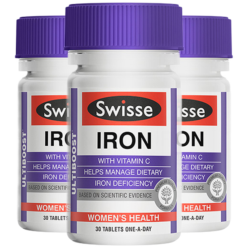 Swisse 斯維詩(shī) Ultiboost 補(bǔ)鐵片 30粒保健產(chǎn)品包裝創(chuàng)意設(shè)計(jì)欣賞(圖5)