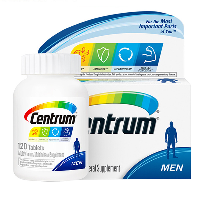 Centrum 善存 男士復合維生素 120粒保健產品包裝創(chuàng)意設計欣賞(圖2)