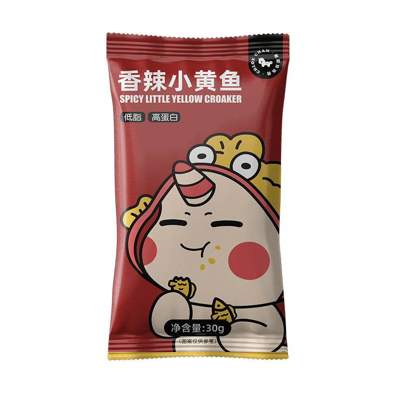  香辣小黃魚包裝設(shè)計(jì)作品欣賞(圖1)