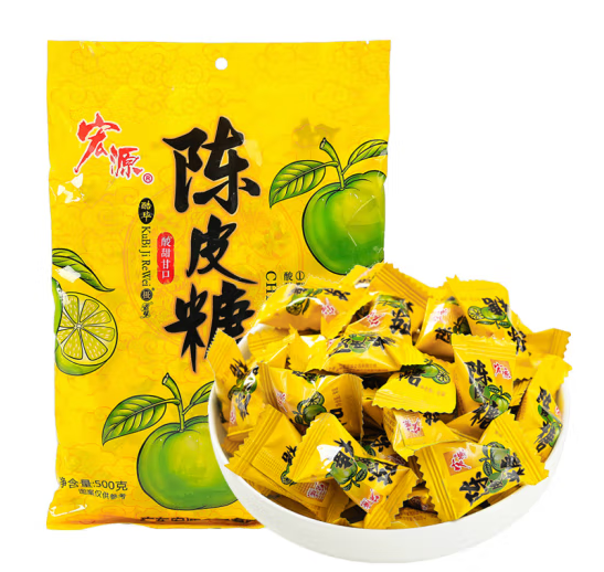 陳皮糖包裝袋設(shè)計(jì)作品欣賞(圖1)