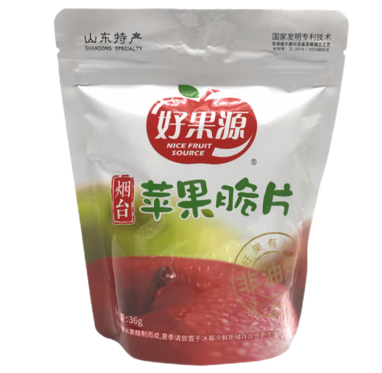 蘋果脆片包裝袋設(shè)計(jì)作品欣賞(圖1)