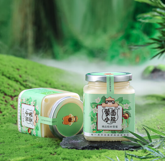 瓶裝椴樹雪蜜包裝設(shè)計(jì)作品欣賞(圖1)