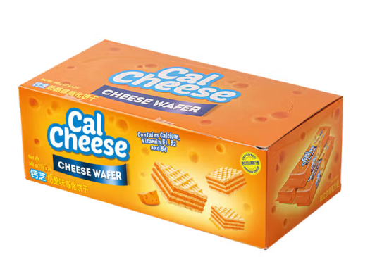 奶酪味威化餅干紙盒包裝設(shè)計(jì)作品欣賞(圖1)