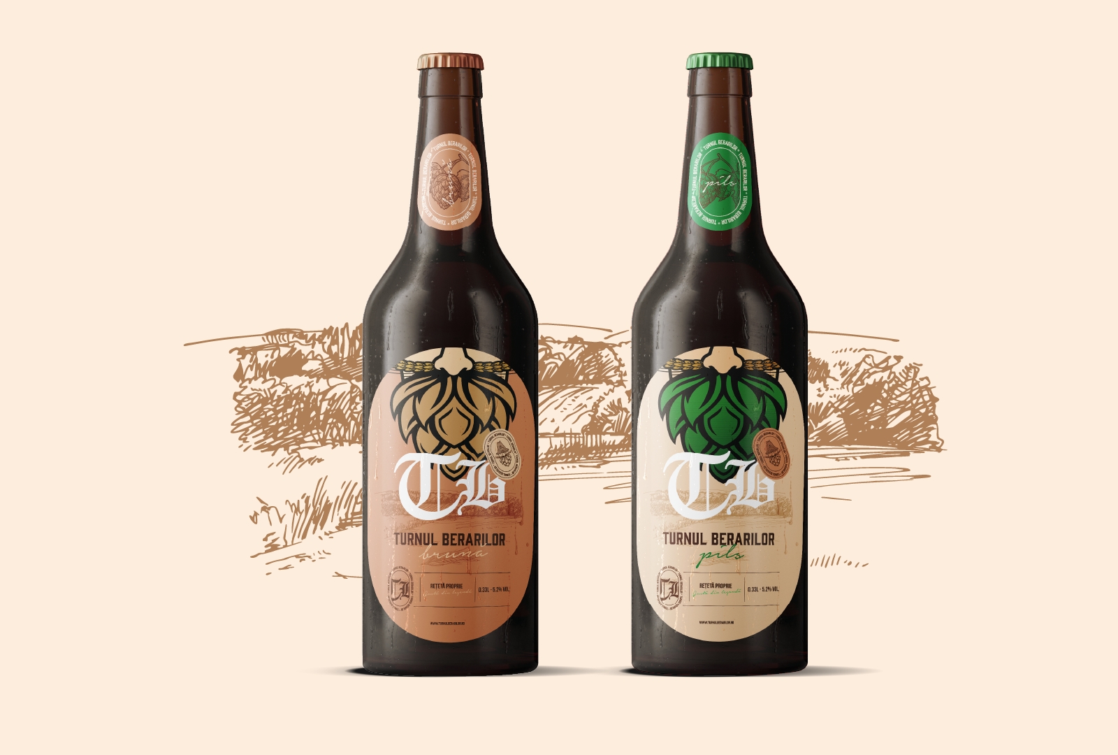 精釀啤酒包裝瓶設(shè)計欣賞(圖1)