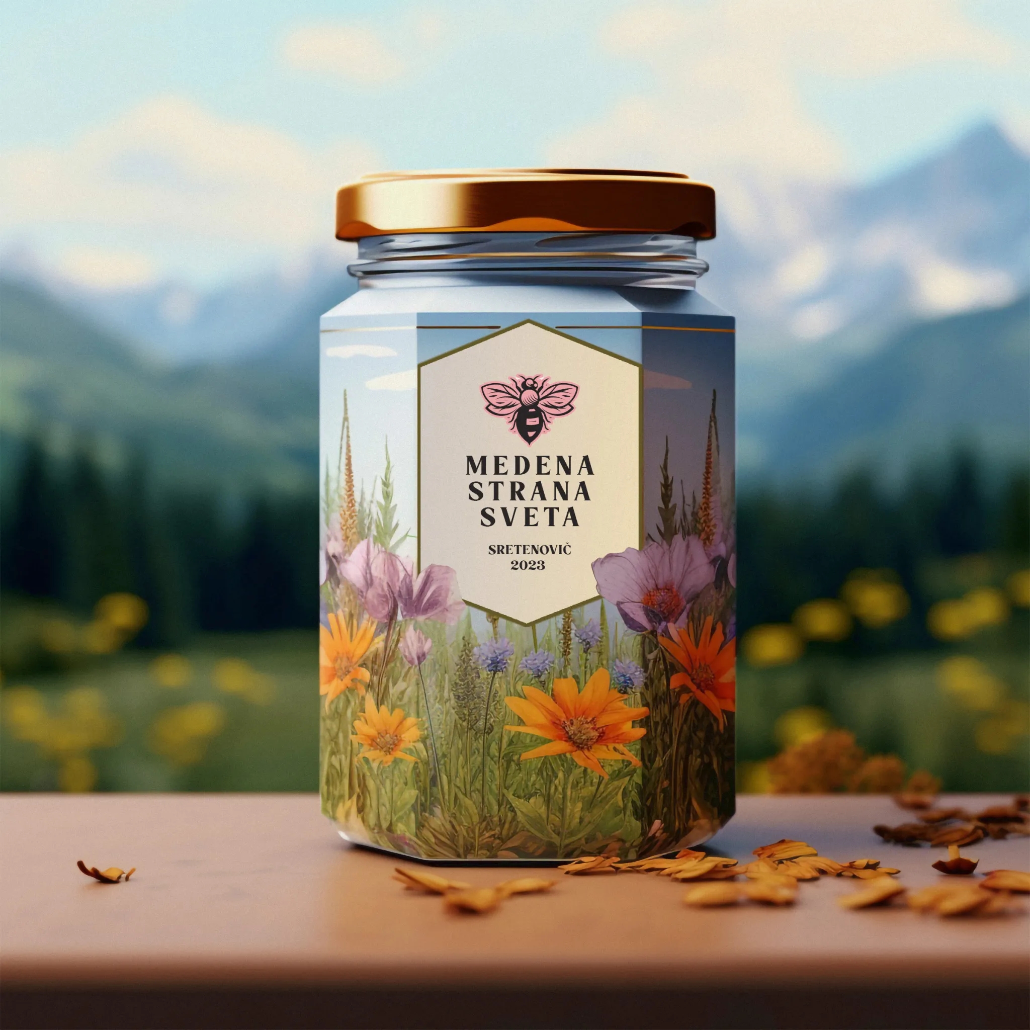 簡潔優(yōu)雅的蜂蜜包裝瓶設(shè)計欣賞(圖1) 簡潔優(yōu)雅的蜂蜜包裝瓶設(shè)計欣賞(圖1)