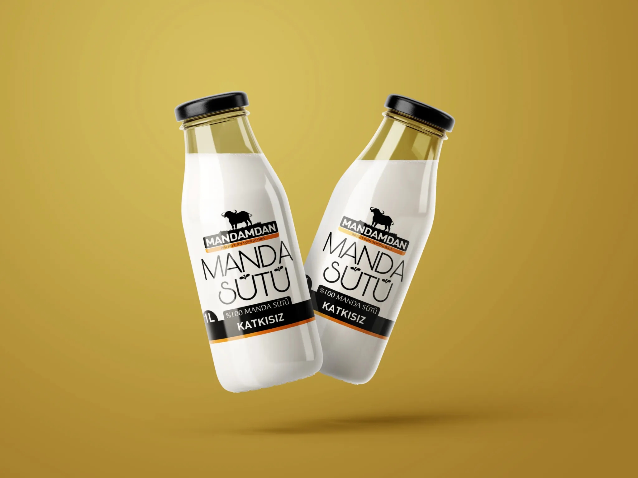 水牛奶包裝瓶設(shè)計(jì)作品欣賞(圖1)