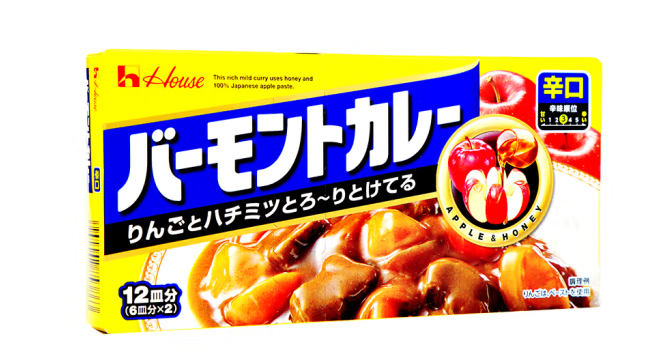 塊狀蘋果咖喱醬紙盒包裝設(shè)計(jì)這樣做(圖1)