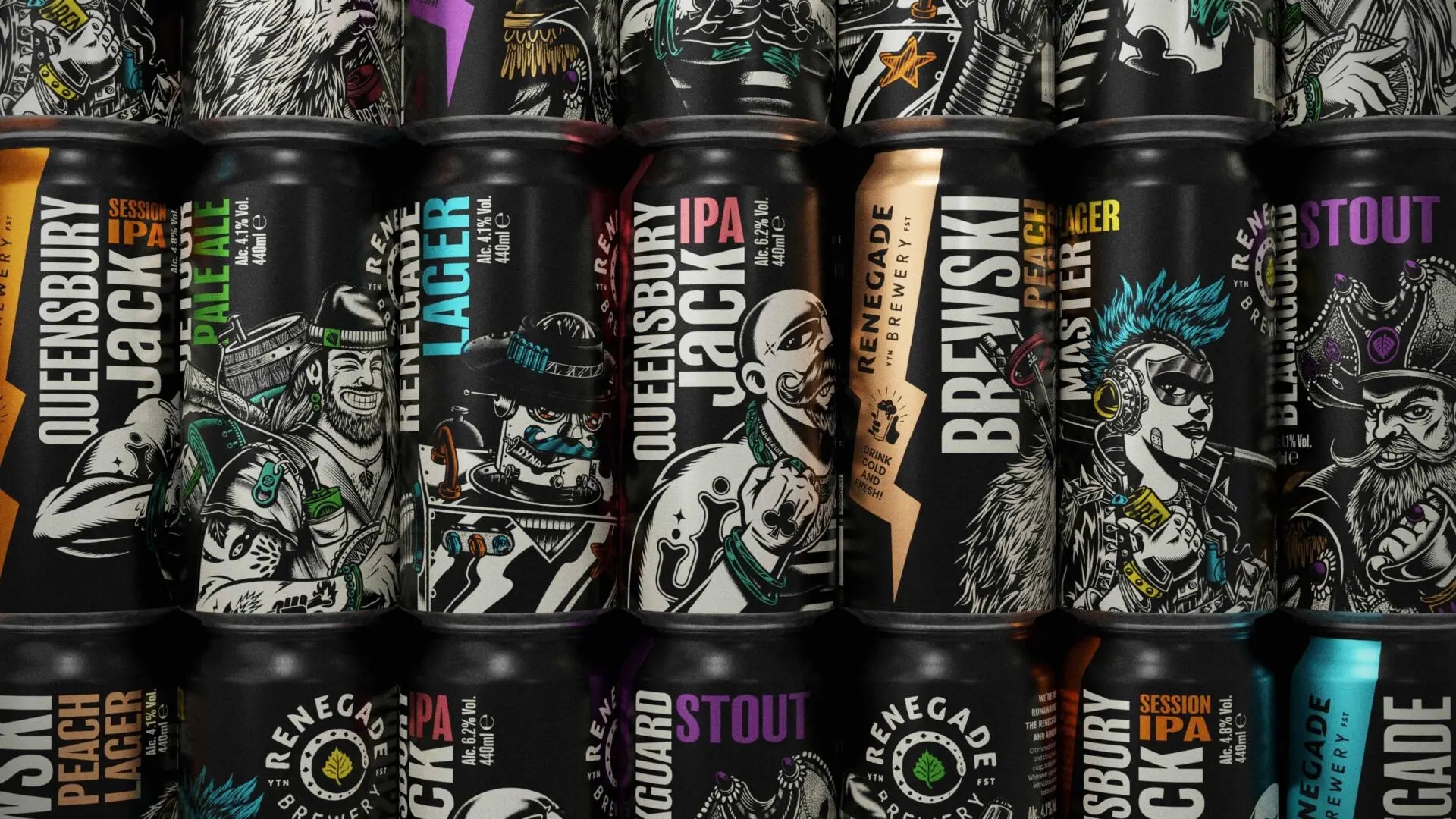 獨(dú)特的精釀啤酒包裝罐設(shè)計(jì)欣賞(圖1) 獨(dú)特的精釀啤酒包裝罐設(shè)計(jì)欣賞(圖1)