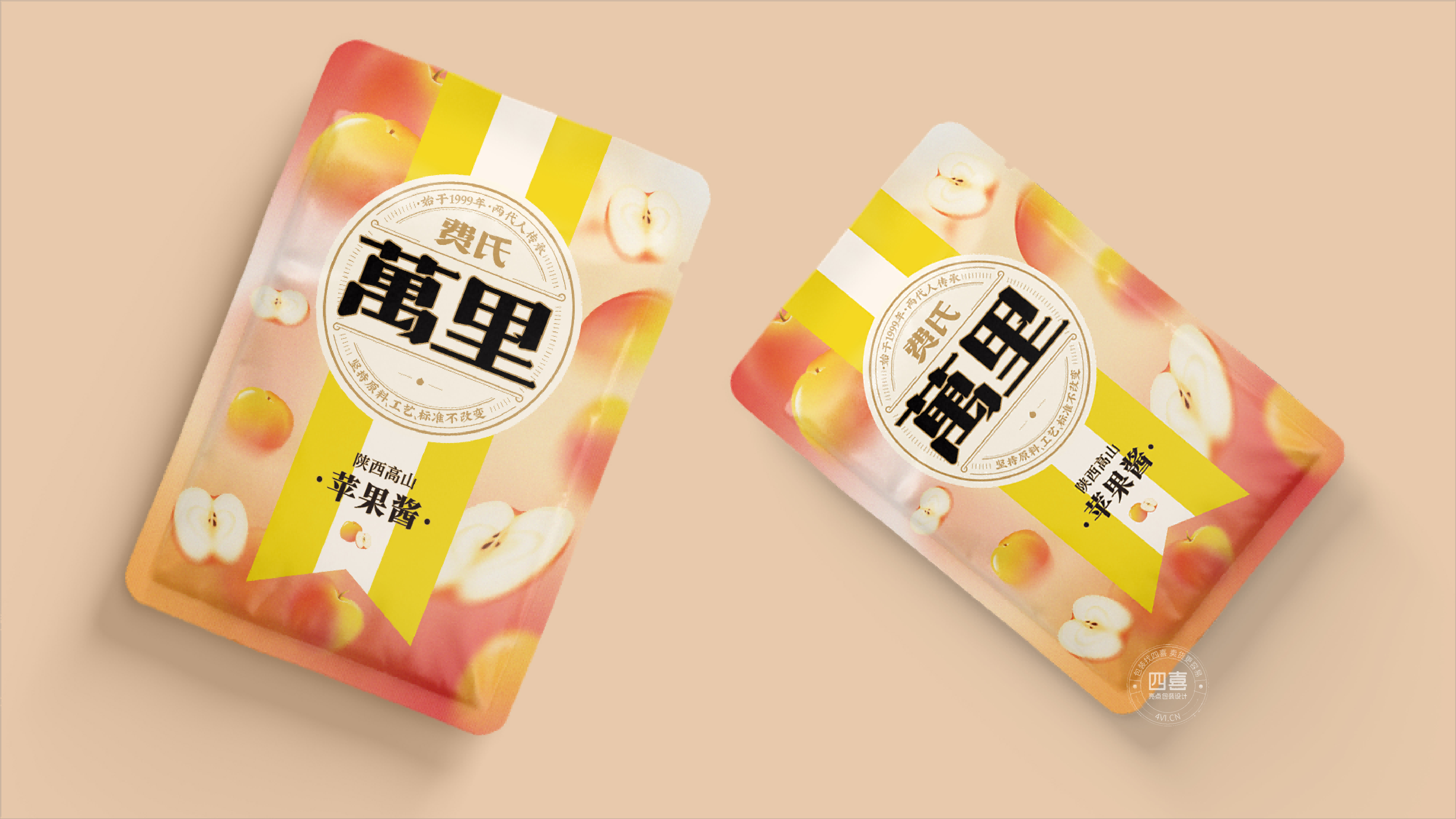 如何通過(guò)包裝設(shè)計(jì)傳達(dá)蘋(píng)果醬其獨(dú)特的口感和風(fēng)味？(圖1)