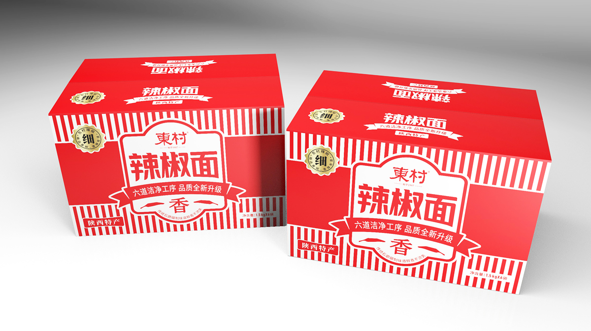 陜西東村辣椒粉辣椒面包裝設(shè)計(jì)(圖5)
