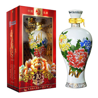 創(chuàng)意酒包裝設(shè)計(jì)國花瓷年鳳香型白酒瓶整箱裝產(chǎn)品包裝設(shè)計(jì)欣賞(圖5)