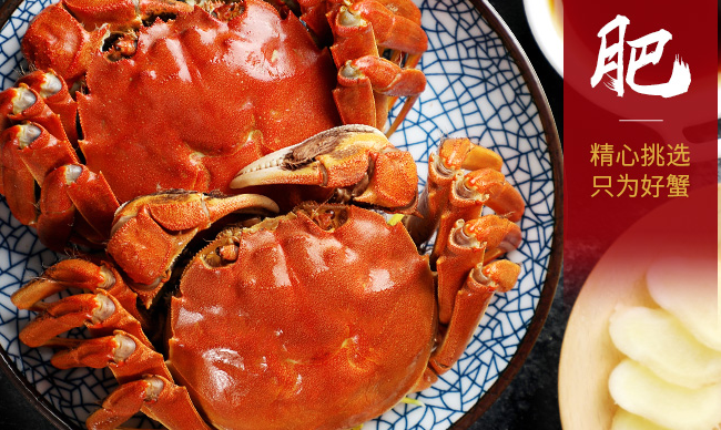 谷源道大閘蟹 谷源道品牌logo與食品包裝設(shè)計(jì)欣賞(圖4)