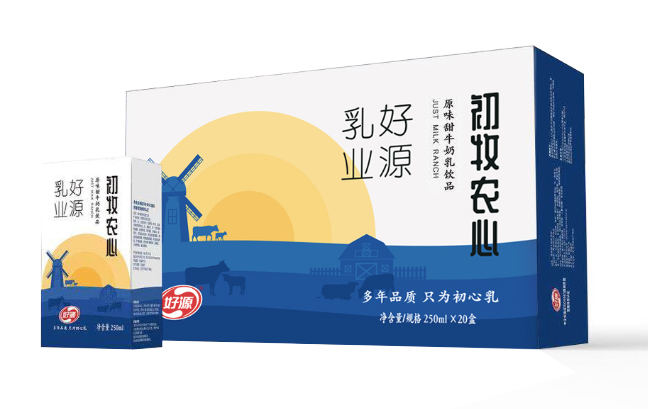 好源牛奶 好源品牌logo與食品包裝設(shè)計欣賞(圖2)