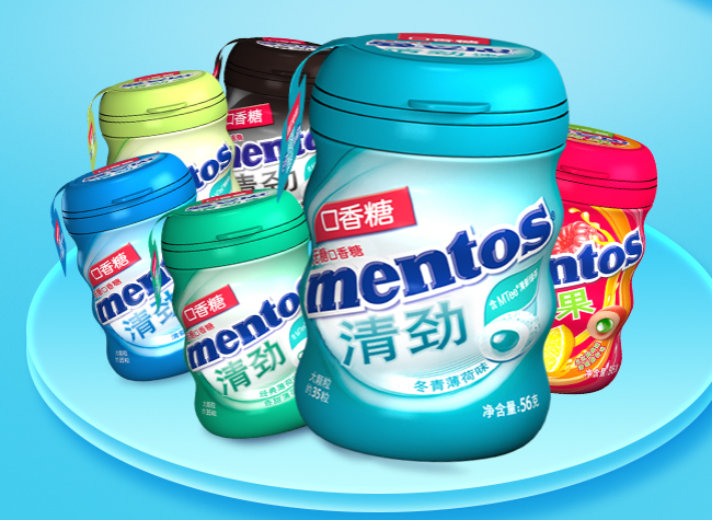 Mentos曼妥思品牌logo與食品包裝設(shè)計(jì)欣賞(圖3)