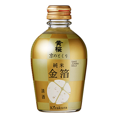 包裝設計公司推薦黃櫻京之鳥純米金箔黃櫻包裝設計欣賞(圖1)