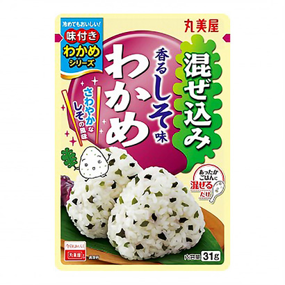 包裝設(shè)計(jì)公司推薦混入裙帶菜香味紫蘇味丸美屋食品工業(yè)烹飪品包裝設(shè)計(jì)(圖1)