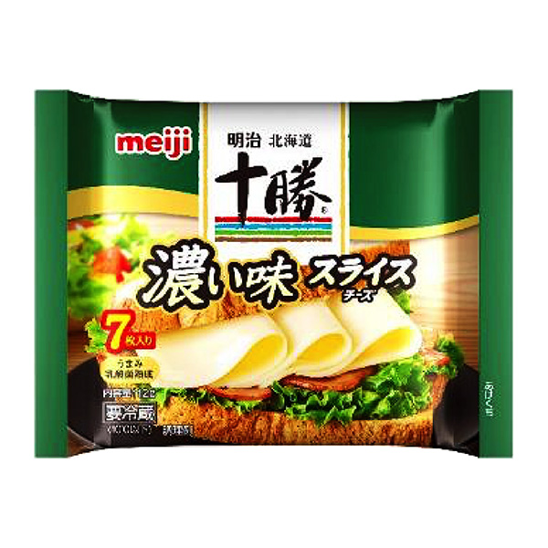 明治北海道十勝切片奶酪濃味包裝設(shè)計欣賞(圖1) 明治北海道十勝切片奶酪濃味包裝設(shè)計欣賞(圖1)