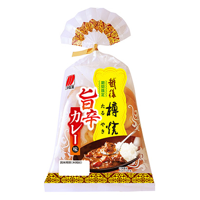 越后樽烤旨辛咖喱味三幸制果點(diǎn)心包裝設(shè)計(jì)(圖1)