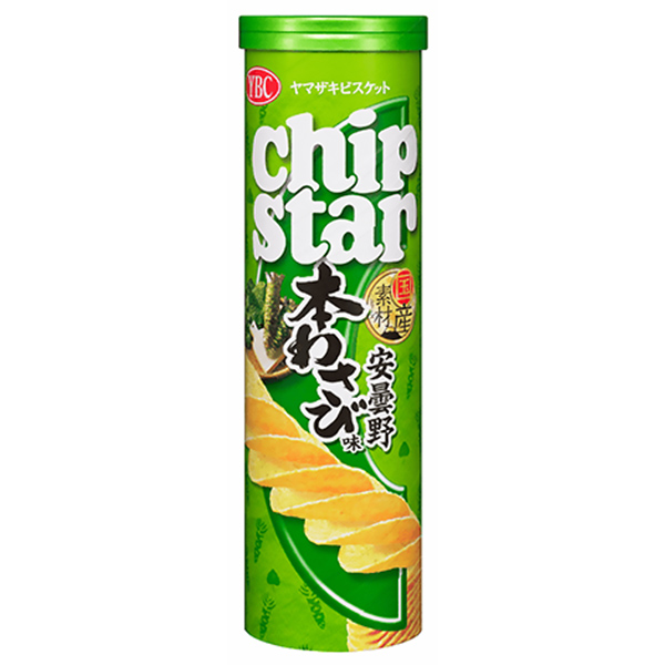 芯片之星安曇野本芥末味山崎餅干食品飲料包裝設(shè)計(jì)(圖1)