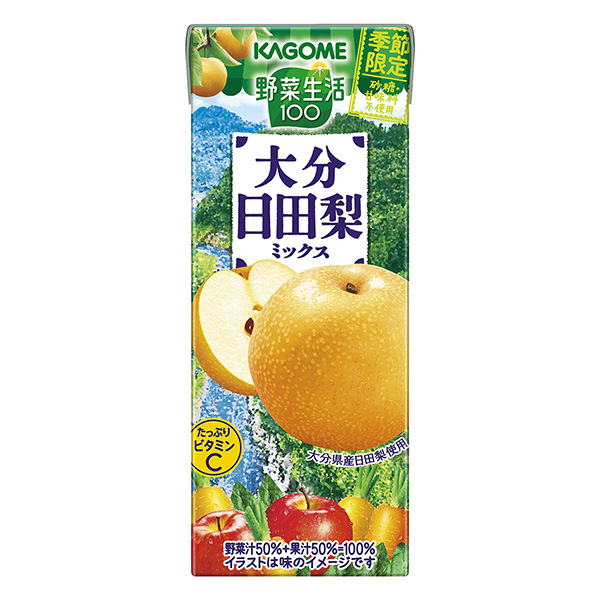 蔬菜生活大分日田梨混合料可果美食品飲料包裝設(shè)計(jì)(圖1)