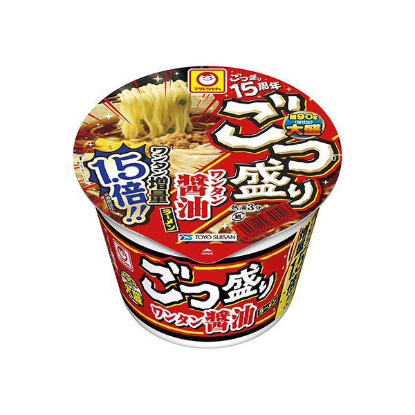 包裝設(shè)計(jì)欣賞麻辣燙＜餛飩醬油拉面餛飩增量1.5倍＞ (東洋水產(chǎn)) (圖1)